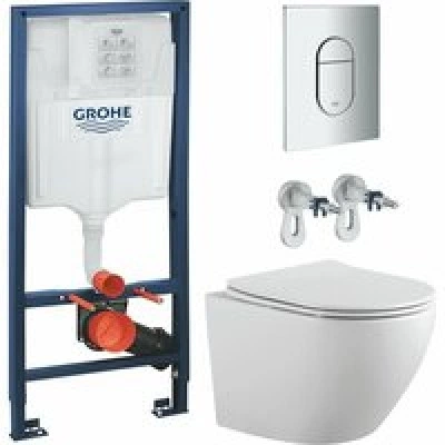 Комплект инсталляции GROHE Rapid SL NW0145/S с унитазом Aquatek ЕВРОПА AQ1901-00 и сиденьем с микролифтом (NW0246) Комплект инсталляции GROHE Rapid SL NW0145/S с унитазом Aquatek ЕВРОПА AQ1901-00 и сиденьем с микролифтом (NW0246)