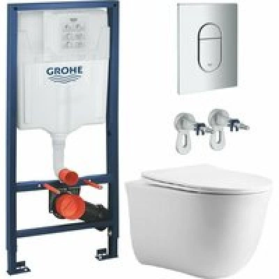 Комплект инсталляции GROHE Rapid SL NW0145/S с унитазом Aquatek КЛАССИК AQ1112T-00 и сиденьем с микролифтом (NW0250) Комплект инсталляции GROHE Rapid SL NW0145/S с унитазом Aquatek КЛАССИК AQ1112T-00 и сиденьем с микролифтом (NW0250)