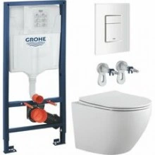 Комплект инсталляции GROHE Rapid SL 38772SH0 с унитазом Aquatek ЕВРОПА AQ1901-00 и сиденьем с микролифтом (NW0252)