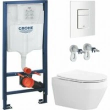 Комплект инсталляции GROHE Rapid SL 38772SH0 с унитазом Aquatek ЛЕЯ AQ1199T-00 и сиденьем с микролифтом (NW0257)