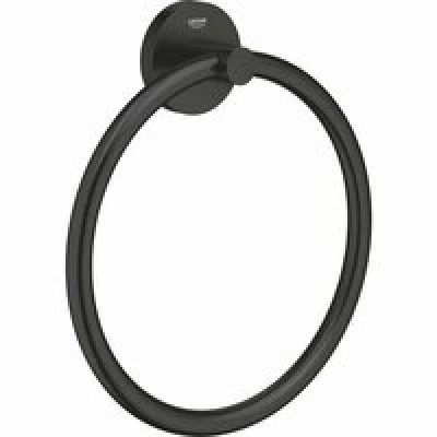 Кольцо для полотенца GROHE Essentials, черный матовый (1024612430) Кольцо для полотенца GROHE Essentials, черный матовый (1024612430)