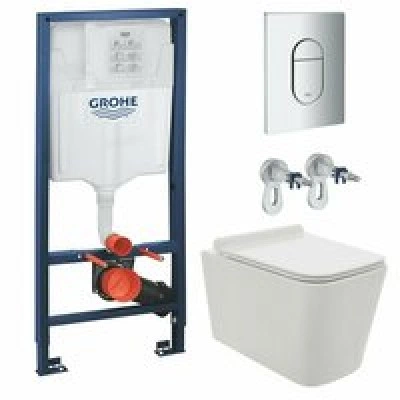 Комплект инсталляции GROHE Rapid SL NW0145/S с унитазом AQUAme AQM2003 и сиденьем с микролифтом (NW0275) Комплект инсталляции GROHE Rapid SL NW0145/S с унитазом AQUAme AQM2003 и сиденьем с микролифтом (NW0275)
