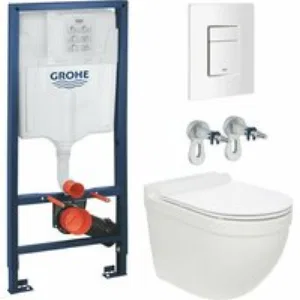 Комплект инсталляции GROHE Rapid SL 38772SH0 с унитазом AQUAme AQM2010 и сиденьем с микролифтом, смыв Quiet (NW0289) Комплект инсталляции GROHE Rapid SL 38772SH0 с унитазом AQUAme AQM2010 и сиденьем с микролифтом, смыв Quiet (NW0289)