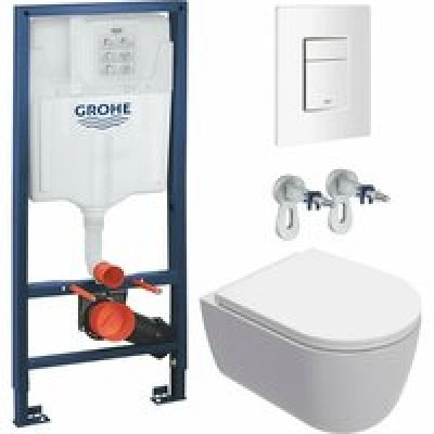 Комплект инсталляции GROHE Rapid SL 38772SH0 с унитазом AQUAme AQM2013PRO и сиденьем с микролифтом, смыв Invisible (NW0292) Комплект инсталляции GROHE Rapid SL 38772SH0 с унитазом AQUAme AQM2013PRO и сиденьем с микролифтом, смыв Invisible (NW0292)