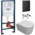 Комплект инсталляции GROHE Solido 38811KF0 с унитазом AQUAme AQM2013PRO и сиденьем с микролифтом, смыв Invisible (NW0304) Комплект инсталляции GROHE Solido 38811KF0 с унитазом AQUAme AQM2013PRO и сиденьем с микролифтом, смыв Invisible (NW0304)
