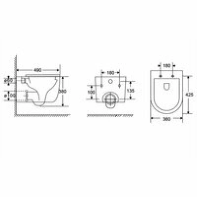 Комплект инсталляции GROHE Solido 38811KF0 с унитазом AQUAme AQM2013PRO и сиденьем с микролифтом, смыв Invisible (NW0304) Комплект инсталляции GROHE Solido 38811KF0 с унитазом AQUAme AQM2013PRO и сиденьем с микролифтом, смыв Invisible (NW0304)