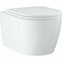 Подвесной унитаз GROHE Bau Ceramic с сиденьем с микролифтом, альпин-белый (103860SH00)