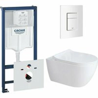 Комплект инсталляции GROHE Rapid SL 38772SH0 с унитазом Aquatek ПОЛАРИС AQ0700-01 и сиденьем с микролифтом (NW0335) Комплект инсталляции GROHE Rapid SL 38772SH0 с унитазом Aquatek ПОЛАРИС AQ0700-01 и сиденьем с микролифтом (NW0335)