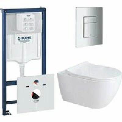 Комплект инсталляции GROHE Rapid SL 38775001 с унитазом Aquatek ПОЛАРИС AQ0700-01 и сиденьем с микролифтом (NW0337) Комплект инсталляции GROHE Rapid SL 38775001 с унитазом Aquatek ПОЛАРИС AQ0700-01 и сиденьем с микролифтом (NW0337)