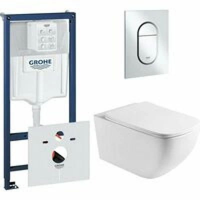 Комплект инсталляции GROHE Rapid SL NW0145/S с унитазом Aquatek МЕДЕЯ AQ1537T-00 и сиденьем с микролифтом (NW0346) Комплект инсталляции GROHE Rapid SL NW0145/S с унитазом Aquatek МЕДЕЯ AQ1537T-00 и сиденьем с микролифтом (NW0346)