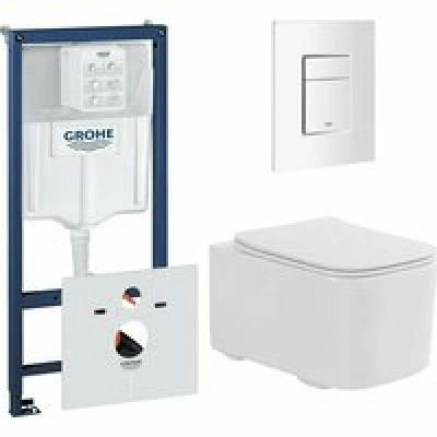 Комплект инсталляции GROHE Rapid SL 38772SH0 с унитазом Aquatek КВАДРО AQ1515T-00 и сиденьем с микролифтом (NW0339) Комплект инсталляции GROHE Rapid SL 38772SH0 с унитазом Aquatek КВАДРО AQ1515T-00 и сиденьем с микролифтом (NW0339)