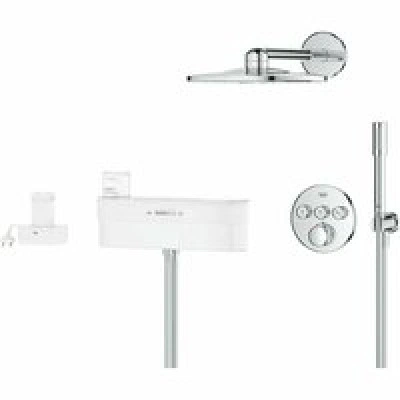 Душевая система GROHE SmartControl Purefoam с термостатом для душа, хром (1058120000) Душевая система GROHE SmartControl Purefoam с термостатом для душа, хром (1058120000)