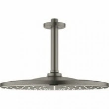 Верхний душ GROHE Rainshower 310 Mono с душевым кронштейном, темный графит матовый (26560AL0)