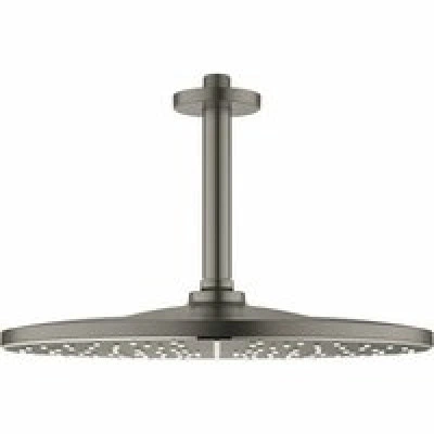 Верхний душ GROHE Rainshower 310 Mono с душевым кронштейном, темный графит матовый (26560AL0) Верхний душ GROHE Rainshower 310 Mono с душевым кронштейном, темный графит матовый (26560AL0)