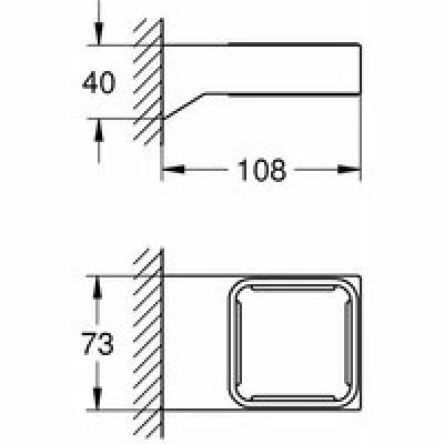 Набор аксессуаров GROHE Selection Cube, хром (NA0012) Набор аксессуаров GROHE Selection Cube, хром (NA0012)