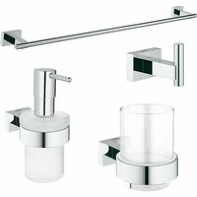 Набор аксессуаров GROHE Essentials Cube, хром (NA0014) Набор аксессуаров GROHE Essentials Cube, хром (NA0014)