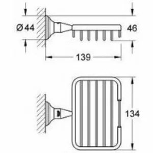 Набор аксессуаров GROHE Essentials Authentic, хром (NA0015) Набор аксессуаров GROHE Essentials Authentic, хром (NA0015)
