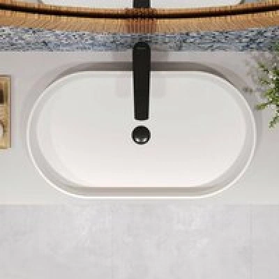 Раковина накладная Aqueduto ESPIRAL, овальная 390*600, белый матовый (ESP0220) Раковина накладная Aqueduto ESPIRAL, овальная 390*600, белый матовый (ESP0220)