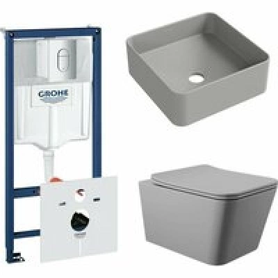 Комплект инсталляции GROHE Rapid SL NW0145/S с унитазом Aqueduto MACIO MAC0130 и раковиной Aqueduto ESPIRAL ESP0330 (NW0365) Комплект инсталляции GROHE Rapid SL NW0145/S с унитазом Aqueduto MACIO MAC0130 и раковиной Aqueduto ESPIRAL ESP0330 (NW0365)