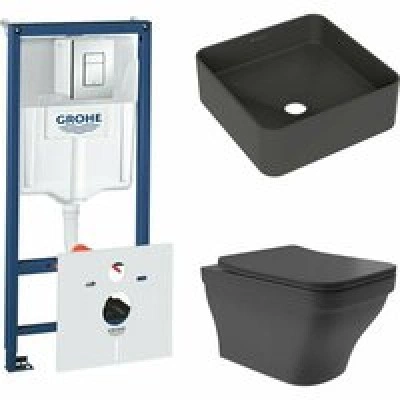 Комплект инсталляции GROHE Rapid SL 38775001 с унитазом Aqueduto ESTETA EST0140 и раковиной накладная Aqueduto ESPIRAL ESP0340 (NW0370) Комплект инсталляции GROHE Rapid SL 38775001 с унитазом Aqueduto ESTETA EST0140 и раковиной накладная Aqueduto ESPIRAL ESP0340 (NW0370)