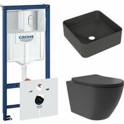 Комплект инсталляции GROHE Rapid SL NW0145/S с унитазом Aqueduto OVO Plus OVOT0240 и раковиной Aqueduto ESPIRAL ESP0340 (NW0381) Комплект инсталляции GROHE Rapid SL NW0145/S с унитазом Aqueduto OVO Plus OVOT0240 и раковиной Aqueduto ESPIRAL ESP0340 (NW0381)