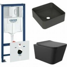 Комплект инсталляции GROHE Rapid SL NW0145/S с унитазом Aqueduto MACIO MAC0140 и раковиной Aqueduto ESPIRAL ESP0340 (NW0389)