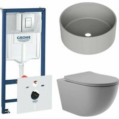 Комплект инсталляции GROHE Rapid SL 38775001 с унитазом Aqueduto OVO OVO0130 и раковиной Aqueduto ESPIRAL D400 ESP0130 (NW0398) Комплект инсталляции GROHE Rapid SL 38775001 с унитазом Aqueduto OVO OVO0130 и раковиной Aqueduto ESPIRAL D400 ESP0130 (NW0398)