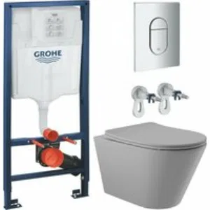 Комплект инсталляции GROHE Rapid SL NW0145/S с унитазом Aqueduto CONE CON0130 и раковиной Aqueduto ESPIRAL D400 ESP0130 (NW0409) Комплект инсталляции GROHE Rapid SL NW0145/S с унитазом Aqueduto CONE CON0130 и раковиной Aqueduto ESPIRAL D400 ESP0130 (NW0409)