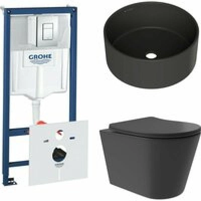 Комплект инсталляции GROHE Rapid SL 38775001 с унитазом Aqueduto CONE Plus CONT0240 и раковиной Aqueduto ESPIRAL D400 ESP0140 (NW0414) Комплект инсталляции GROHE Rapid SL 38775001 с унитазом Aqueduto CONE Plus CONT0240 и раковиной Aqueduto ESPIRAL D400 ESP0140 (NW0414)