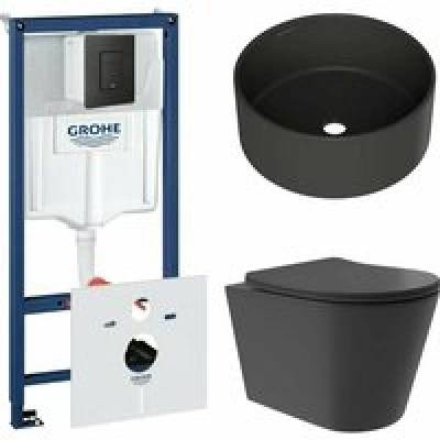 Комплект инсталляции GROHE Solido 38811KF0 с унитазом Aqueduto CONE Plus CONT0240 и раковиной Aqueduto ESPIRAL D400 ESP0140 (NW0415) Комплект инсталляции GROHE Solido 38811KF0 с унитазом Aqueduto CONE Plus CONT0240 и раковиной Aqueduto ESPIRAL D400 ESP0140 (NW0415)