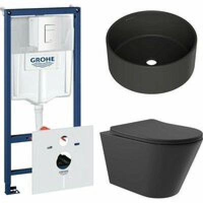 Комплект инсталляции GROHE Rapid SL 38772SH0 с унитазом Aqueduto CONE CON0140 и раковиной Aqueduto ESPIRAL D400 ESP0140 (NW0432) Комплект инсталляции GROHE Rapid SL 38772SH0 с унитазом Aqueduto CONE CON0140 и раковиной Aqueduto ESPIRAL D400 ESP0140 (NW0432)
