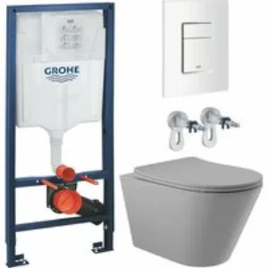 Комплект инсталляции GROHE Rapid SL 38772SH0 с унитазом Aqueduto CONE CON0130 и раковиной Aqueduto ESPIRAL ESP0230 (NW0448) Комплект инсталляции GROHE Rapid SL 38772SH0 с унитазом Aqueduto CONE CON0130 и раковиной Aqueduto ESPIRAL ESP0230 (NW0448)