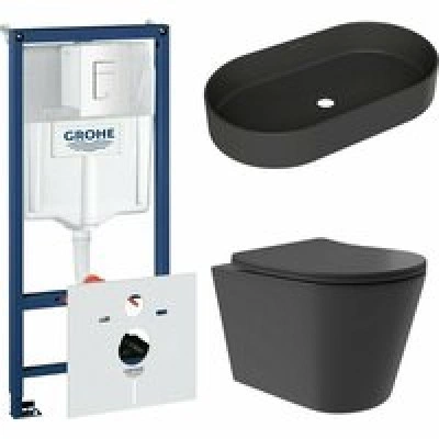 Комплект инсталляции GROHE Rapid SL 38772SH0 с унитазом Aqueduto CONE Plus CONT0240 и раковиной Aqueduto ESPIRAL ESP0240 (NW0456) Комплект инсталляции GROHE Rapid SL 38772SH0 с унитазом Aqueduto CONE Plus CONT0240 и раковиной Aqueduto ESPIRAL ESP0240 (NW0456)