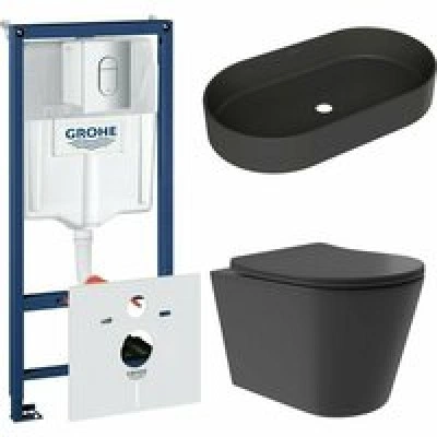 Комплект инсталляции GROHE Rapid SL NW0145/S с унитазом Aqueduto CONE Plus CONT0240 и раковиной Aqueduto ESPIRAL ESP0240 (NW0457) Комплект инсталляции GROHE Rapid SL NW0145/S с унитазом Aqueduto CONE Plus CONT0240 и раковиной Aqueduto ESPIRAL ESP0240 (NW0457)