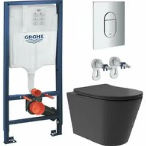 Комплект инсталляции GROHE Rapid SL NW0145/S с унитазом Aqueduto CONE Plus CONT0240 и раковиной Aqueduto ESPIRAL ESP0240 (NW0457) Комплект инсталляции GROHE Rapid SL NW0145/S с унитазом Aqueduto CONE Plus CONT0240 и раковиной Aqueduto ESPIRAL ESP0240 (NW0457)