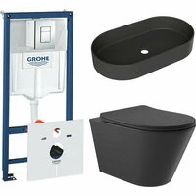 Комплект инсталляции GROHE Rapid SL 38775001 с унитазом Aqueduto CONE CON0140 и раковиной Aqueduto ESPIRAL ESP0240 (NW0470) Комплект инсталляции GROHE Rapid SL 38775001 с унитазом Aqueduto CONE CON0140 и раковиной Aqueduto ESPIRAL ESP0240 (NW0470)