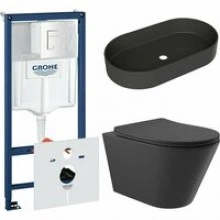 Комплект инсталляции GROHE Rapid SL 38772SH0 с унитазом Aqueduto CONE CON0140 и раковиной Aqueduto ESPIRAL ESP0240 (NW0472)