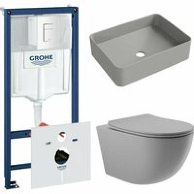 Комплект инсталляции GROHE Rapid SL 38772SH0 с унитазом Aqueduto OVO OVO0130 и раковиной Aqueduto ESPIRAL ESP0430 (NW0480) Комплект инсталляции GROHE Rapid SL 38772SH0 с унитазом Aqueduto OVO OVO0130 и раковиной Aqueduto ESPIRAL ESP0430 (NW0480)