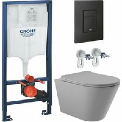 Комплект инсталляции GROHE Solido 38811KF0 с унитазом Aqueduto CONE CON0130 и раковиной Aqueduto ESPIRAL ESP0430 (NW0487) Комплект инсталляции GROHE Solido 38811KF0 с унитазом Aqueduto CONE CON0130 и раковиной Aqueduto ESPIRAL ESP0430 (NW0487)