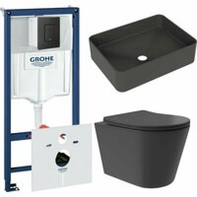 Комплект инсталляции GROHE Solido 38811KF0 с унитазом Aqueduto CONE Plus CONT0240 и раковиной Aqueduto ESPIRAL ESP0440 (NW0495) Комплект инсталляции GROHE Solido 38811KF0 с унитазом Aqueduto CONE Plus CONT0240 и раковиной Aqueduto ESPIRAL ESP0440 (NW0495)