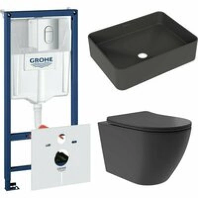 Комплект инсталляции GROHE Rapid SL NW0145/S с унитазом Aqueduto OVO Plus OVOT0240 и раковиной Aqueduto ESPIRAL ESP0440 (NW0501) Комплект инсталляции GROHE Rapid SL NW0145/S с унитазом Aqueduto OVO Plus OVOT0240 и раковиной Aqueduto ESPIRAL ESP0440 (NW0501)
