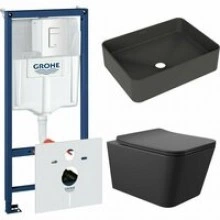 Комплект инсталляции GROHE Rapid SL 38772SH0 с унитазом Aqueduto MACIO MAC0140 и раковиной Aqueduto ESPIRAL ESP0440 (NW0508)