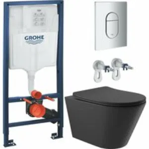 Комплект инсталляции GROHE Rapid SL NW0145/S с унитазом Aqueduto CONE CON0140 и раковиной Aqueduto ESPIRAL ESP0440 (NW0513) Комплект инсталляции GROHE Rapid SL NW0145/S с унитазом Aqueduto CONE CON0140 и раковиной Aqueduto ESPIRAL ESP0440 (NW0513)
