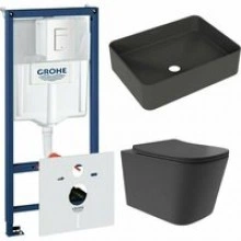 Комплект инсталляции GROHE Rapid SL 38772SH0 с унитазом Aqueduto MACIO Plus MACТ0240 и раковиной Aqueduto ESPIRAL ESP0440 (NW0516)