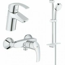 Готовый комплект для ванной комнаты GROHE Eurosmart, хром (NB0078)