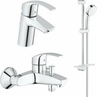 Готовый комплект для ванной комнаты GROHE Eurosmart, хром (NB0079)