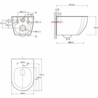 Унитаз Aquatek ЕВРОПА подвесной с сиденьем с микролифтом, белый AQ1190T-00 Унитаз Aquatek ЕВРОПА подвесной с сиденьем с микролифтом, белый AQ1190T-00