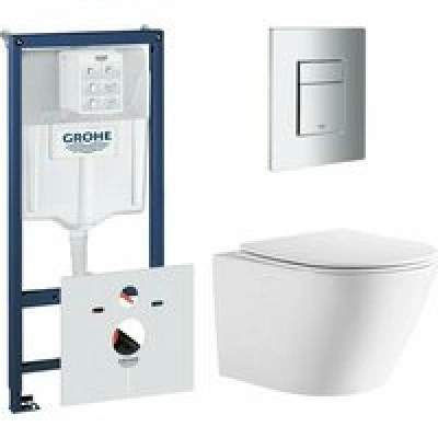Комплект инсталляции GROHE 38775001 с унитазом Aquatek ЛИБЕРТИ и сиденьем с микролифтом (NW0521) Комплект инсталляции GROHE 38775001 с унитазом Aquatek ЛИБЕРТИ и сиденьем с микролифтом (NW0521)