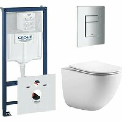 Комплект инсталляции GROHE 38775001 с унитазом Aquatek ГЕЛИОС и сиденьем с микролифтом (NW0523) Комплект инсталляции GROHE 38775001 с унитазом Aquatek ГЕЛИОС и сиденьем с микролифтом (NW0523)