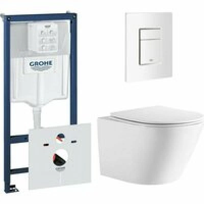 Комплект инсталляции GROHE 38772SH0 с унитазом Aquatek ЛИБЕРТИ и сиденьем с микролифтом (NW0531) Комплект инсталляции GROHE 38772SH0 с унитазом Aquatek ЛИБЕРТИ и сиденьем с микролифтом (NW0531)